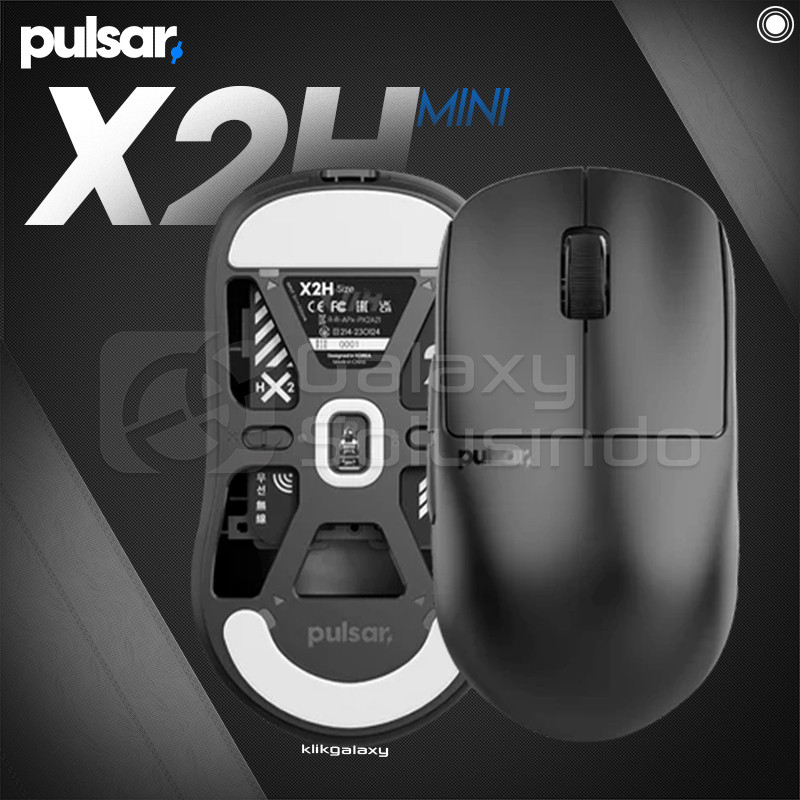 PULSAR X2H Black Mini Wireless Gaming Mouse - X2 H PX2H11 - CG