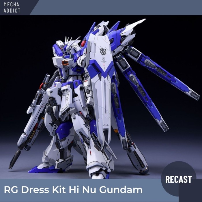 1/144 RG Resin Conversion Dress Kit Hi Nu Gundam Fortune Meow Recast
