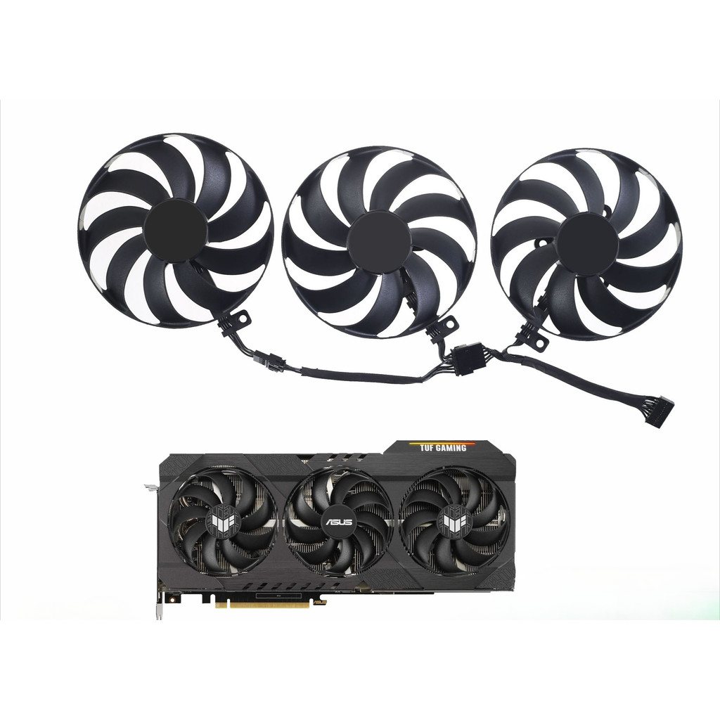 Graphics card fan CF9010U12D PLD09210S12H DC12V for ASUS TUF RTX 3060 RTX 3060 TI RTX 3070 RTX 3080 