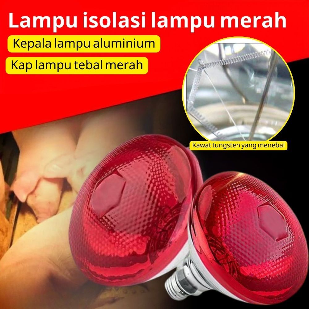 Lampu pemanas khusus peternakan Lampu pemanas anak babi Lampu pemanas induk ayam Lampu pemanas