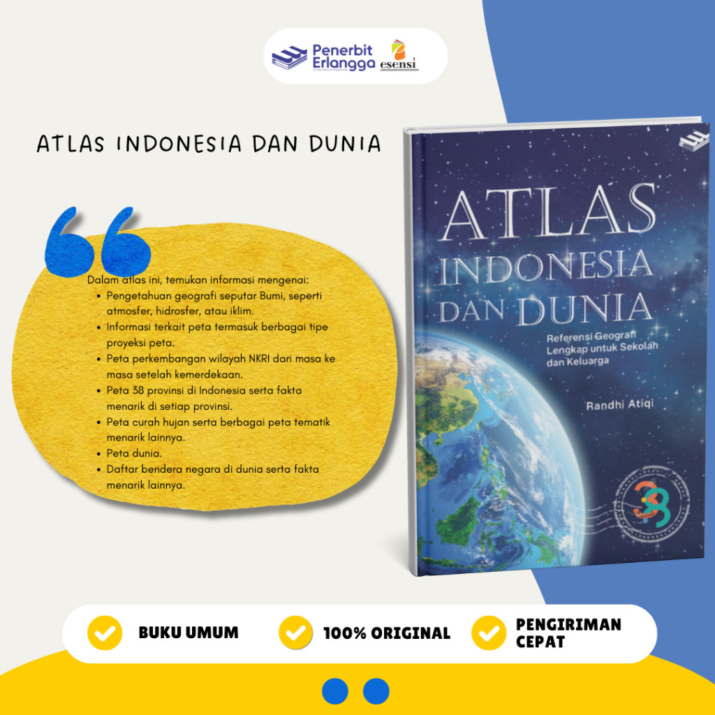 [Erlangga Official] Atlas Indonesia Dan Dunia