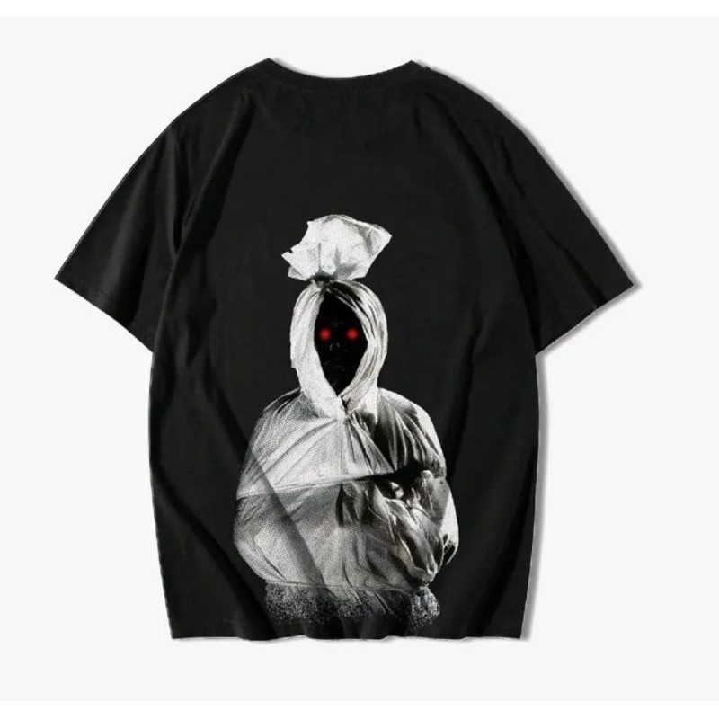 KAOS DISTRO VIRAL TERBARU  POCONG// KAOS VIRAL MOTIF POCONG HOROR