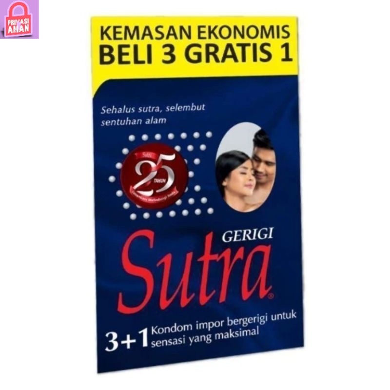 Promo Menarik Promo Guncang Sale 11.11 - Kondom Sutra Gerigi Isi 3 - Bintil Bintil Terbaru Karet Lat