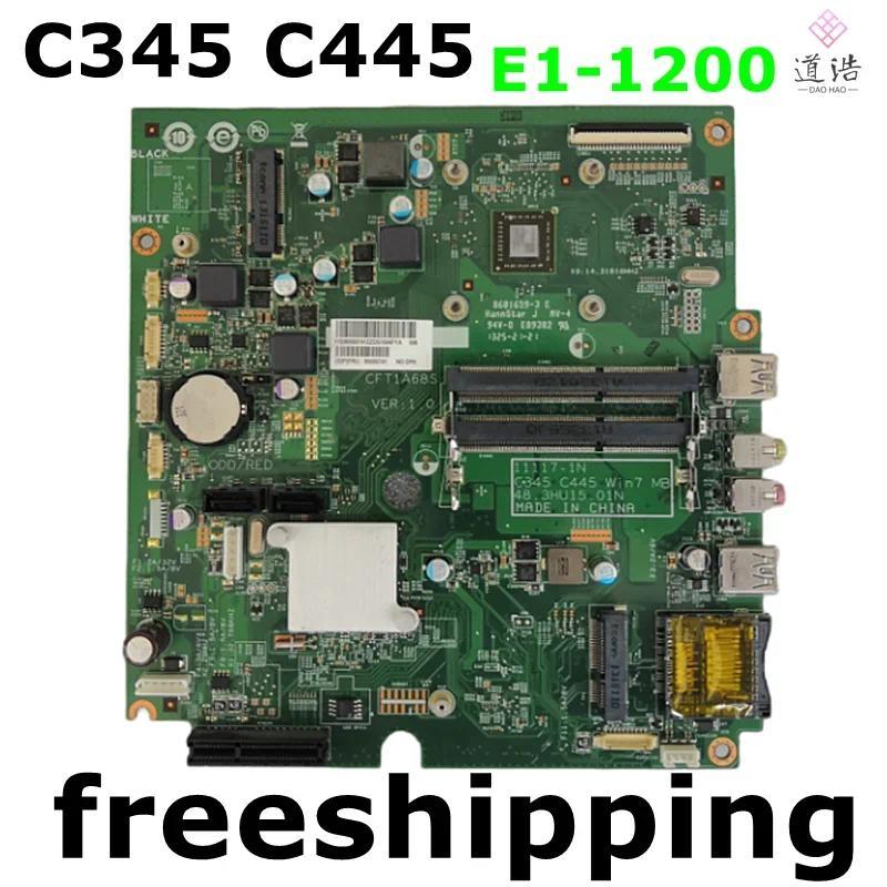 11117-1N For Lenovo C345 C445 AIO Motherboard CFT1A68S VER:1.0 E1-1200 CPU DDR3 Mainboard 100% Teste