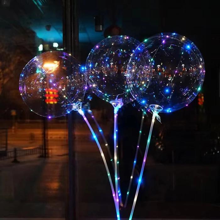 Balon LED Rainbow Warna Warni