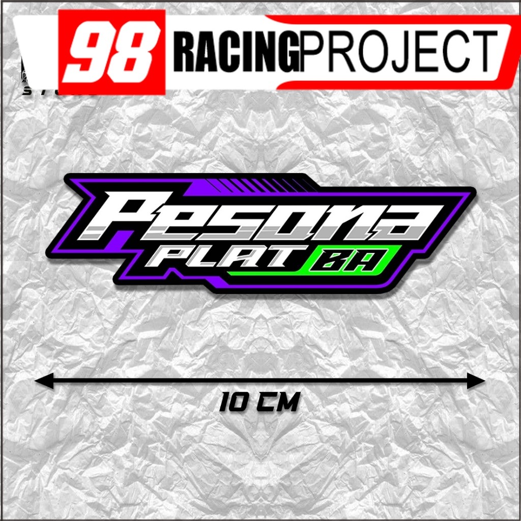 Stiker Pesona Plat Ba Sticker Motor | Sticker Variasi | Sticker Racing Stiker Mobil