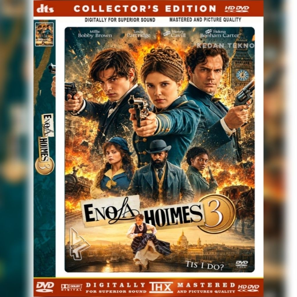 kaset film ENOLA HOLMES 3 (2026) - Terbaru - HD