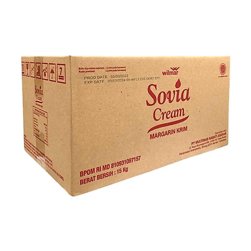 Margarine Cream Sovia 15kg Repack 500gr