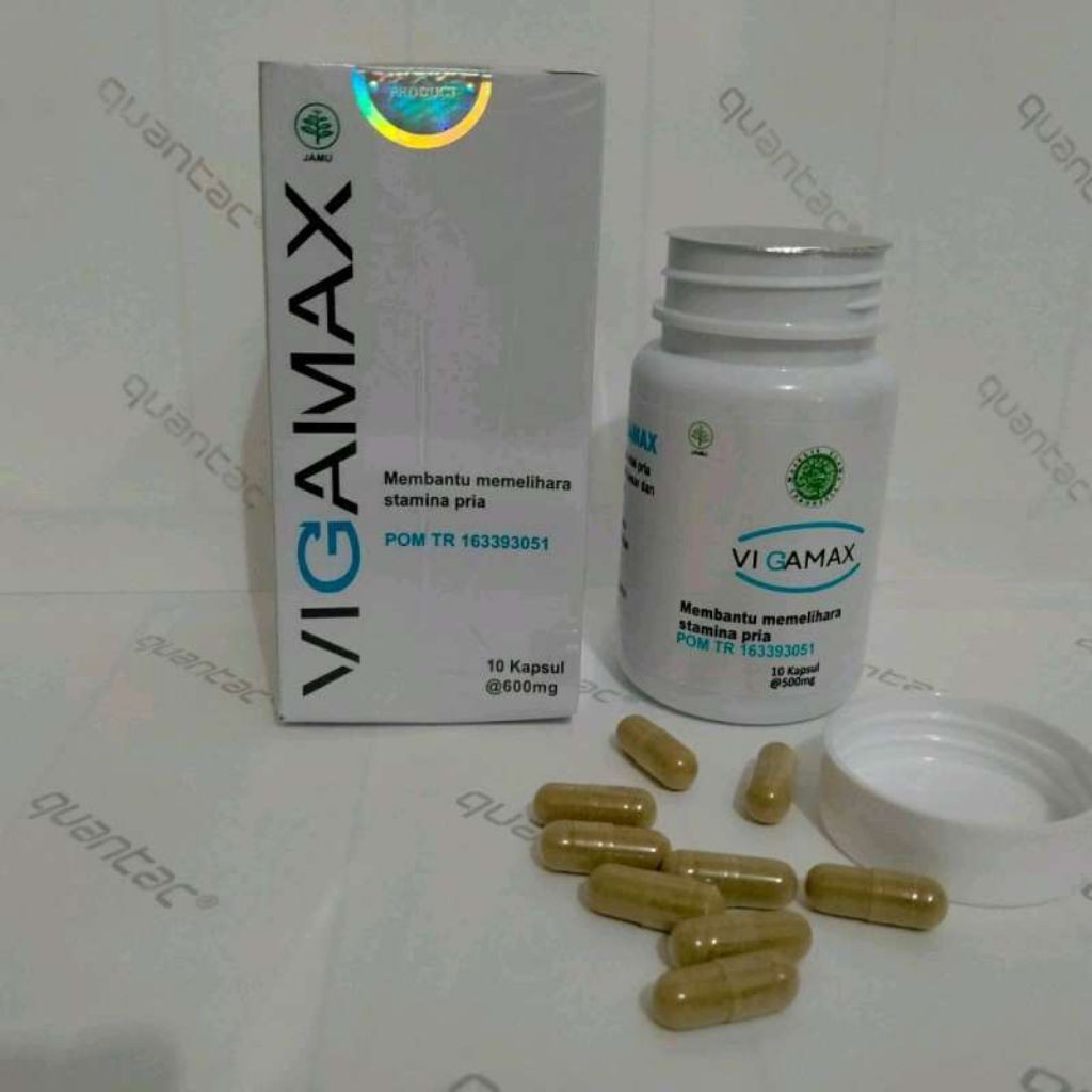 VIGAMAX 1botol isi 10kapsul 600mg Vigamax Bpom