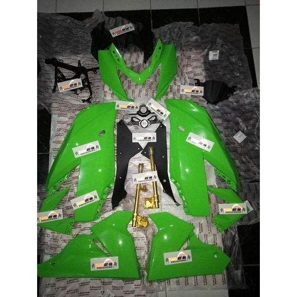 Upgrade Fairing Full Set Depan Ninja 250 Rr Mono For Ninja Z250 Sl
