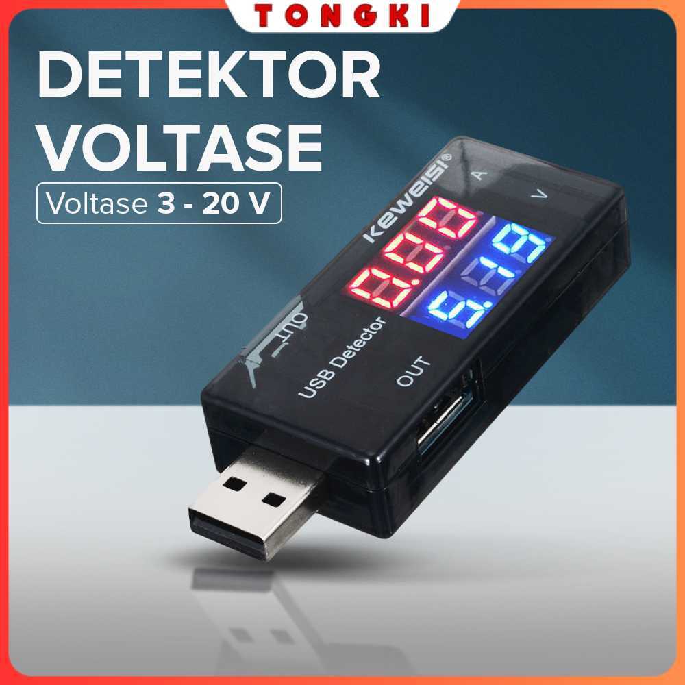 USB Charger Power Current Voltage Tester Detector 3-20V 0-3A - KWS-10VA