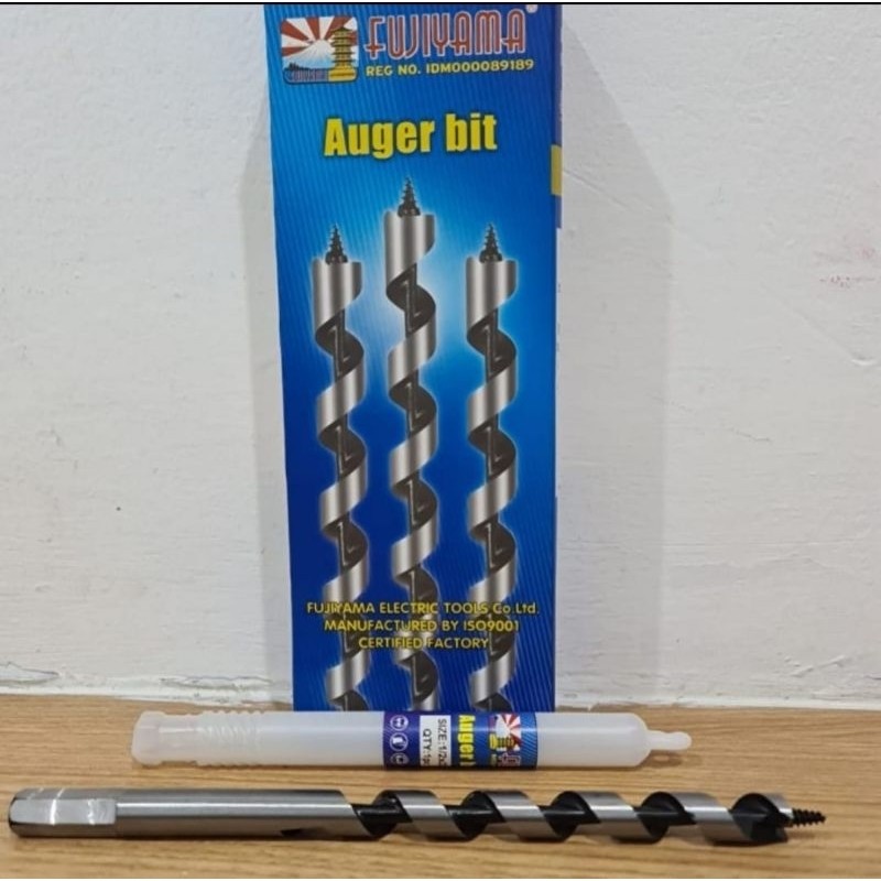 Fujiyama mata bor kayu spiral auger bits