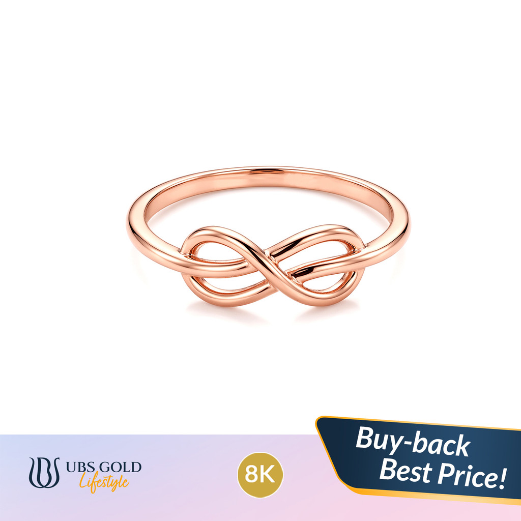UBS Gold - Cincin Emas - 8K - Model Infinity - Cc70949k