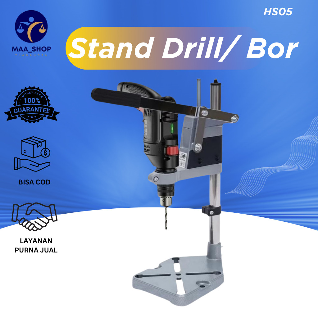 CIcishop  BELTER Drill stand Dudukan Mesin Bor Tangan Menjadi Bor duduk drill stand bor dudukan mesi
