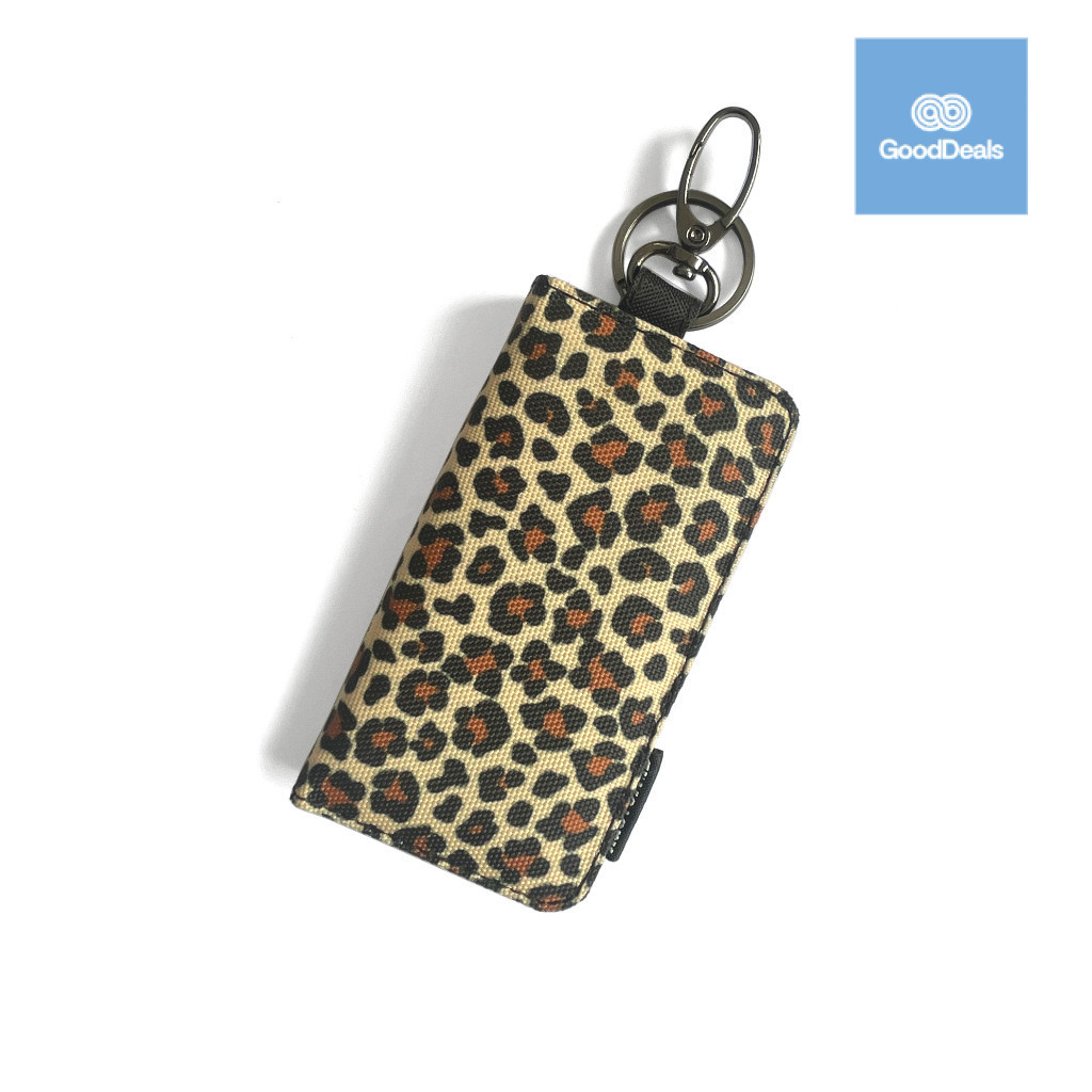 Dompet STNK Gantungan Kunci Motor Mobil Leopard Dompet Kunci Keyless Smartkey