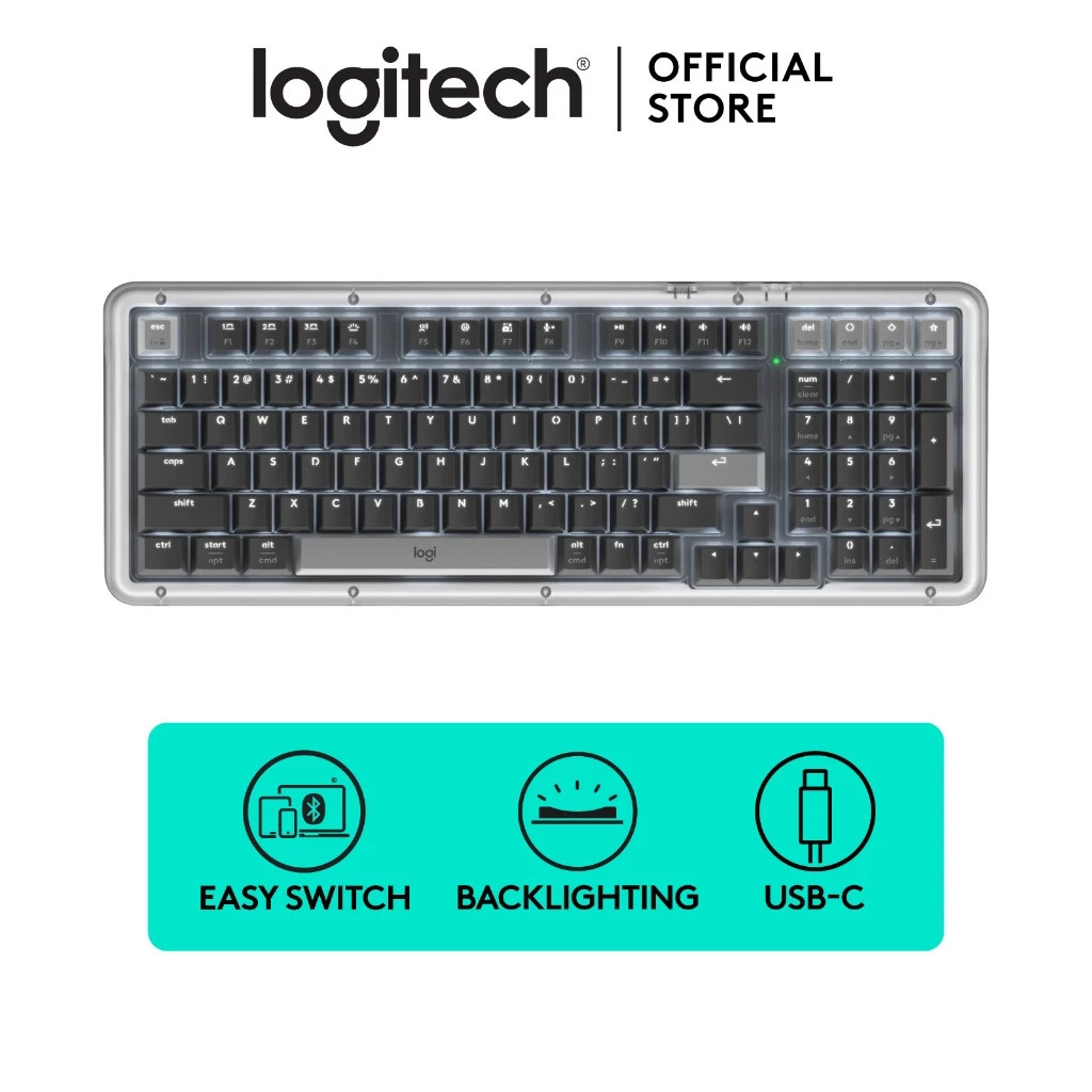 Keyboard Wireless Logitech Alto Keys 98M