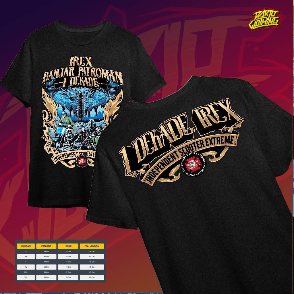 KAOS OFFICIAL 1 DEKADE IREX BANJAR PATROMAN 2026