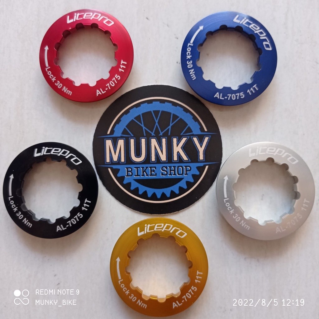 Foto Lockring lock ring pengunci ujung sprocket cassette 11T Litepro