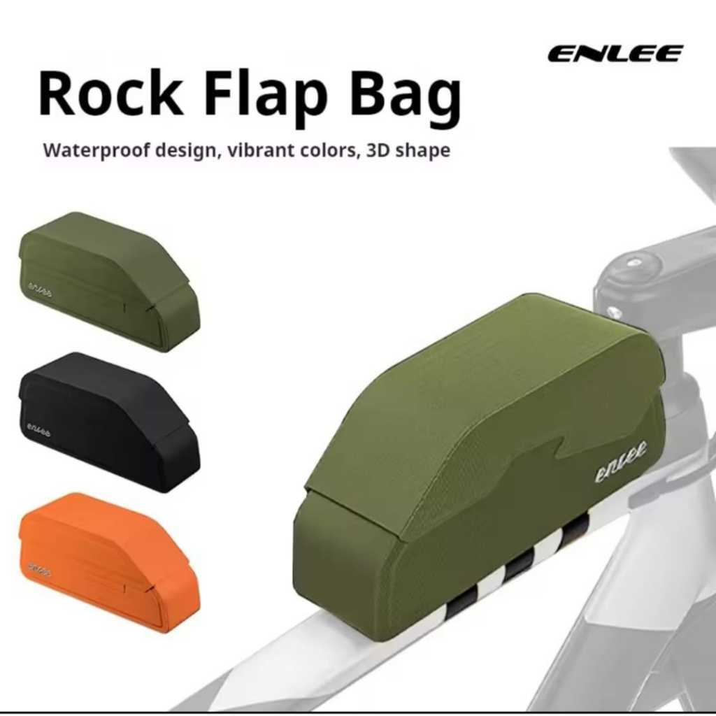 Foto Enlee Tas Depan Frame Magnetic Hard Shell Sepeda Mountain Bike MTB Bicycle Front Tube Bag Waterproof
