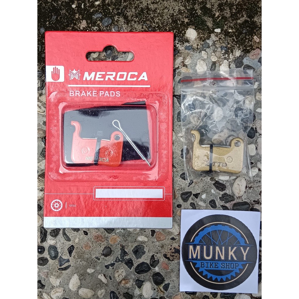 Foto Meroca Brakepad pads kampas rem pengganti shimano A01S brakeset deore slx xt xtr saint sepeda mtb