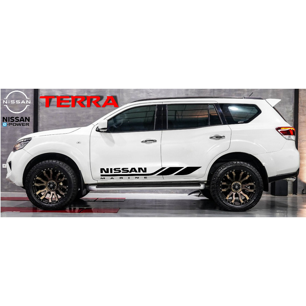 STICKER BODY SAMPING NISSAN TERRA STRIPING NISSAN TERRA