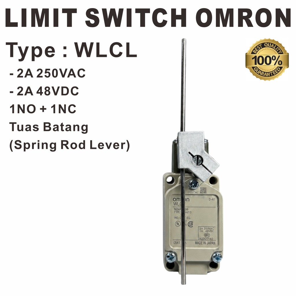 LIMIT SWITCH  WLCL OMRON