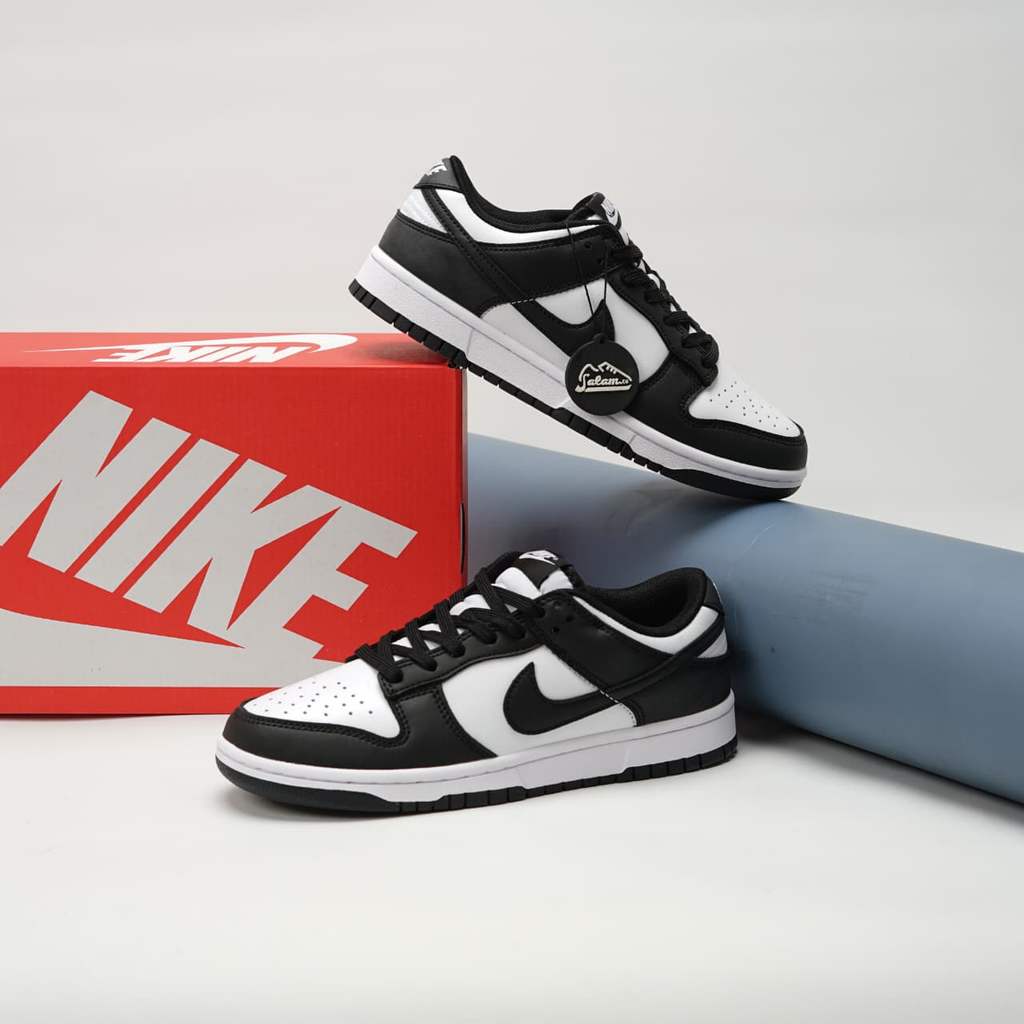 SB Dunk Low Panda Black White