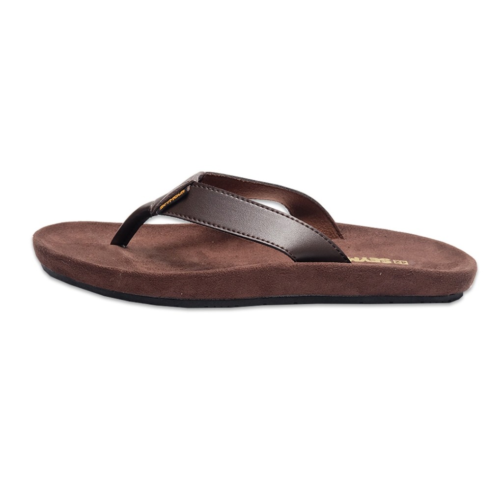 SEYMOUR - Uno Dark Brown Sandal Jepit Pria