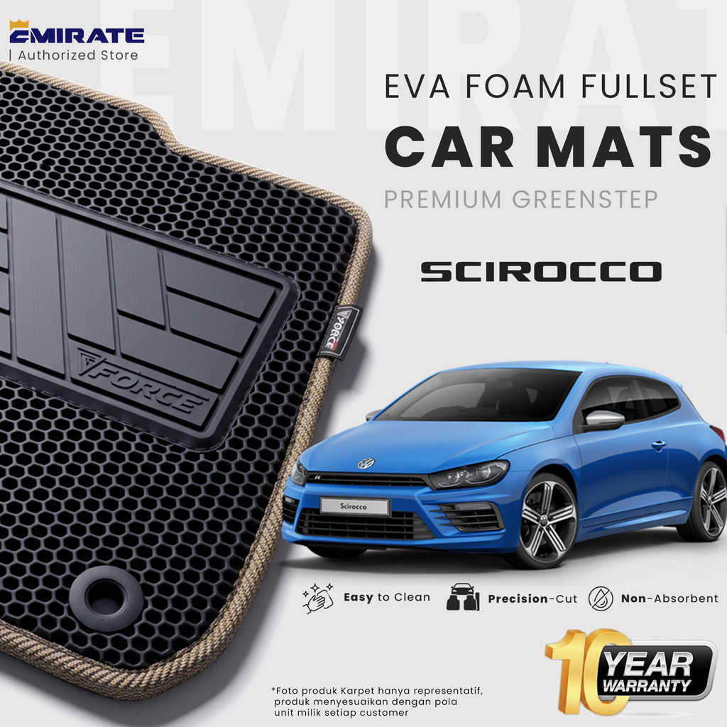 Karpet Mobil VW Scirocco EVA Force Fullset / VW Scirocco Car Mat