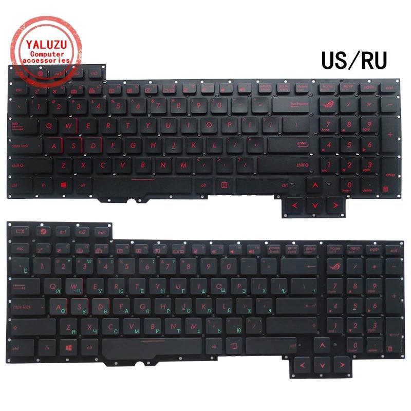 US/RU English/Russian NEW Laptop Keyboard For ASUS ROG G751 G751J G751JY G751JT G751JM GFX71