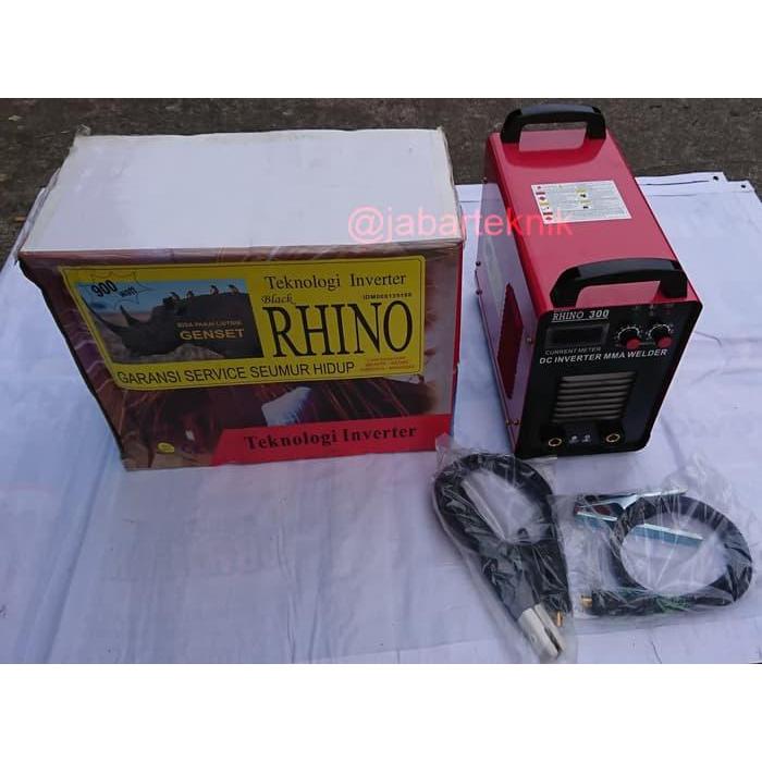 promo MESIN LAS INVERTER 300 A RHINO TRAFO LAS MMA 300