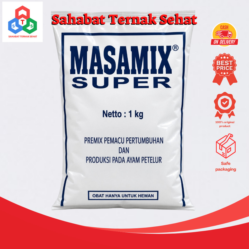 MASAMIX SUPER 1KG Premix ayam Petelur vitamin pemacu produksi telur