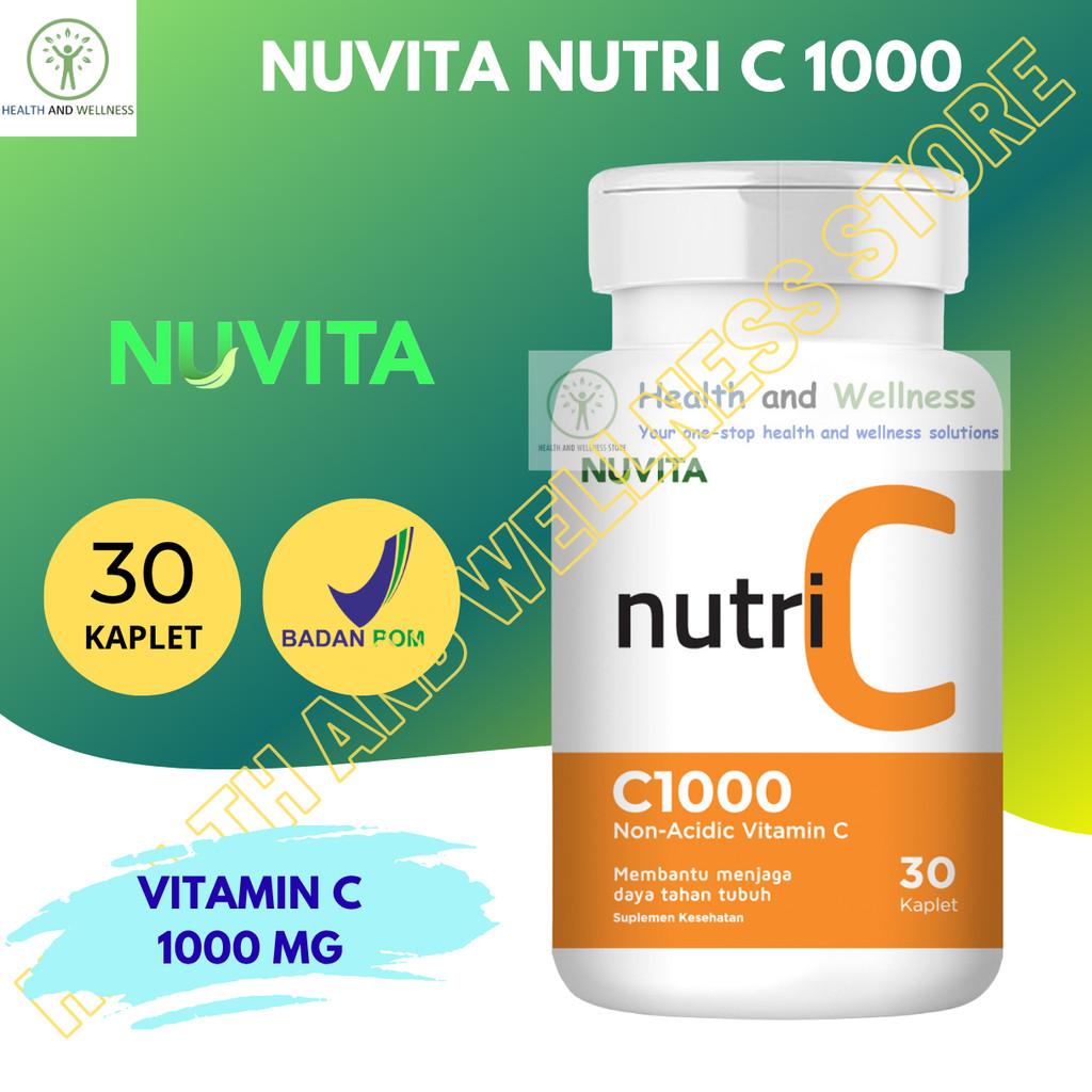 Nuvita Nutri C 1000 Vitamin C 1000 Mg 30 Tablet Imun