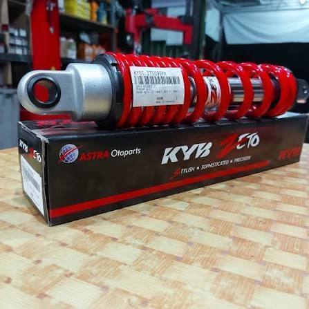 SHOCK BELAKANG KYB OZ SERIES HEAVY DUTY KYOS OZ71102M RED (ALL MATIC 320MM, VARIO, BEAT FI, SCOOPY)