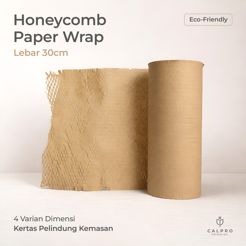 (Once.) Honeycomb Paper Wrap - Kertas Honeycomb - Bubble Wrap Eco Friendly Kertas Kraft