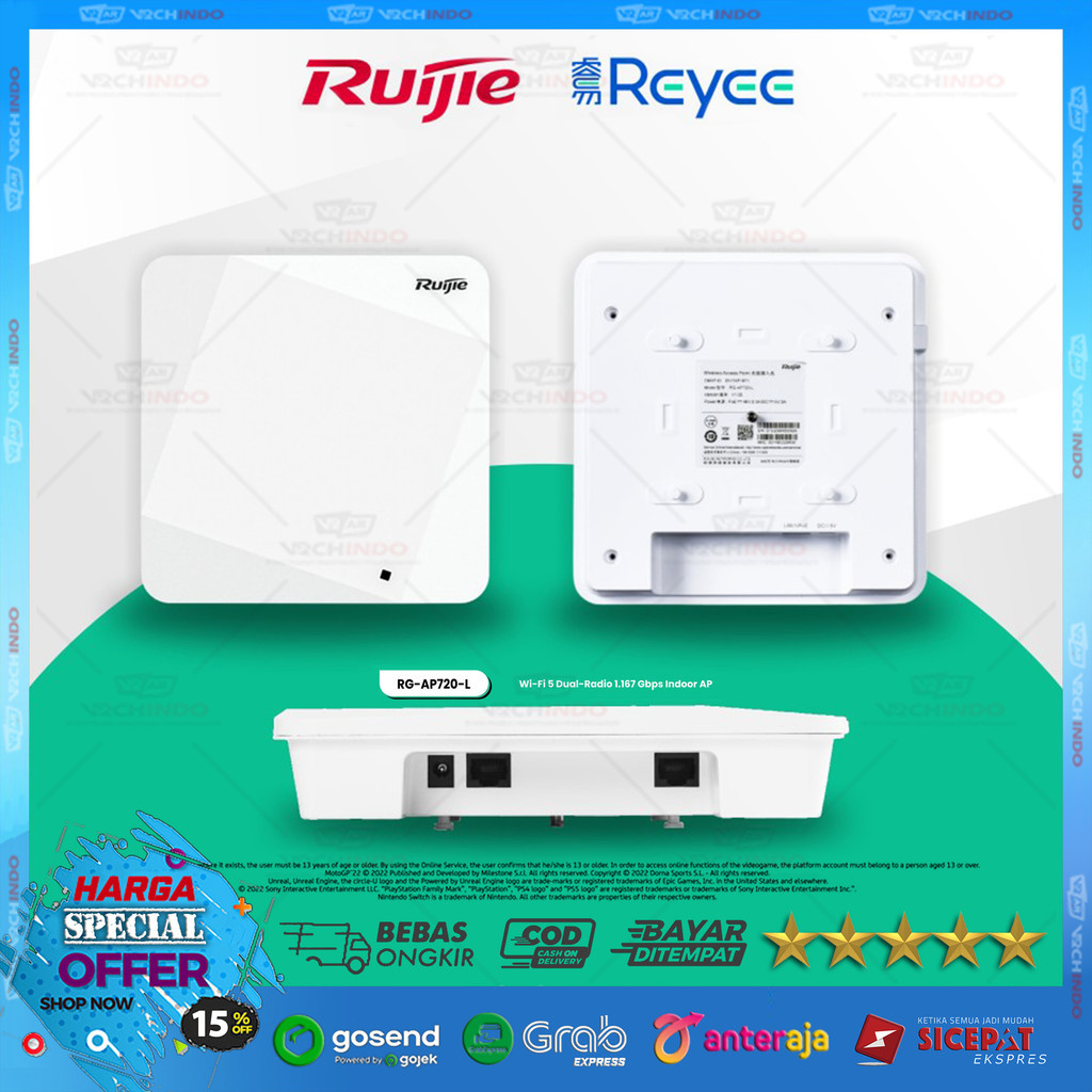 RG-AP720-L RG-AP720L RG AP720L Access Point Ceiling Indoor Ruijie Reyee 