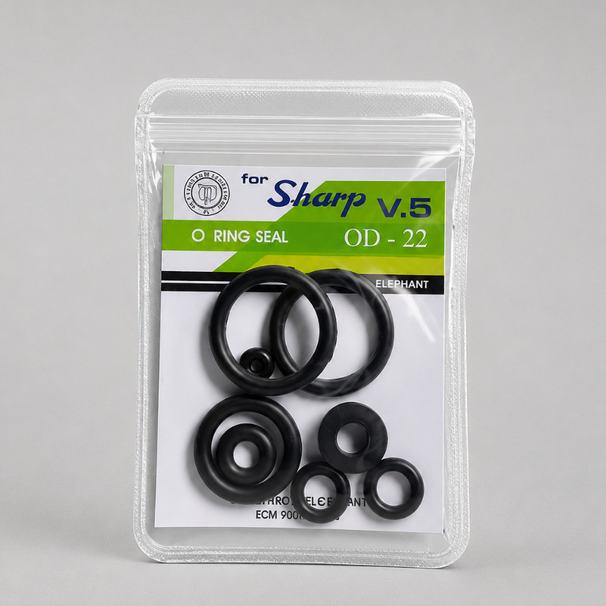 Sil Set tabung v5 elephant seal O-RING sharp oring od22 ORIGINAL elephant
