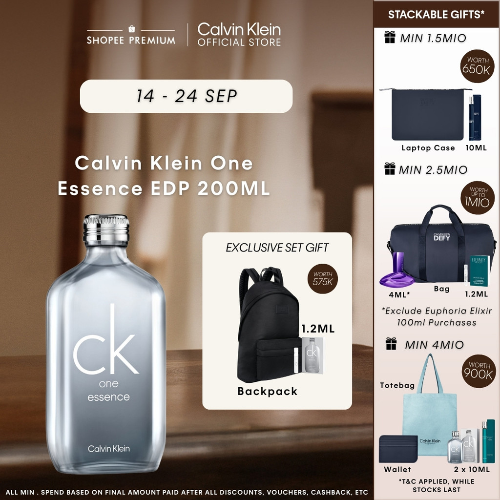 Calvin Klein CK One Essence 30th Anniversary Parfum EDP - For Everyone (Unisex Perfume Fragrance Min