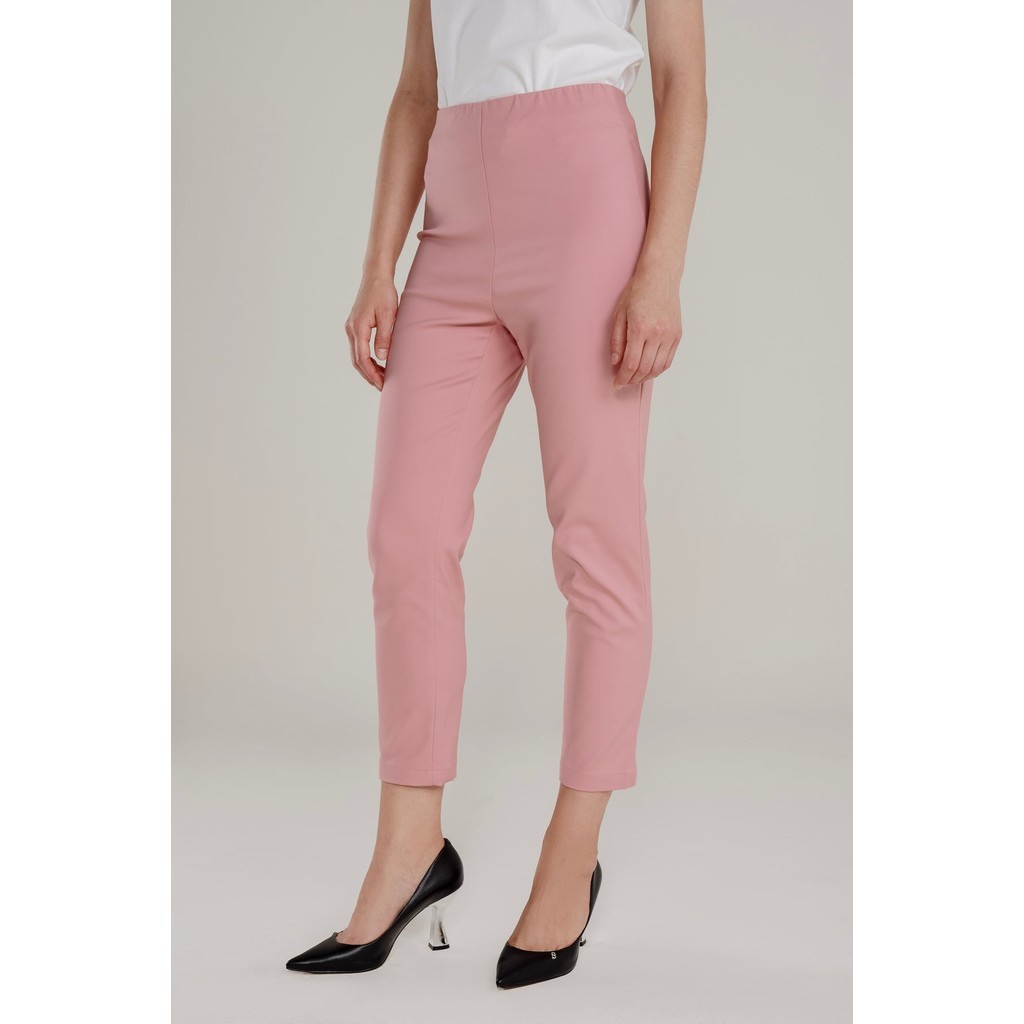 Benang Jarum - High Waist Ankle Pants - Blossom