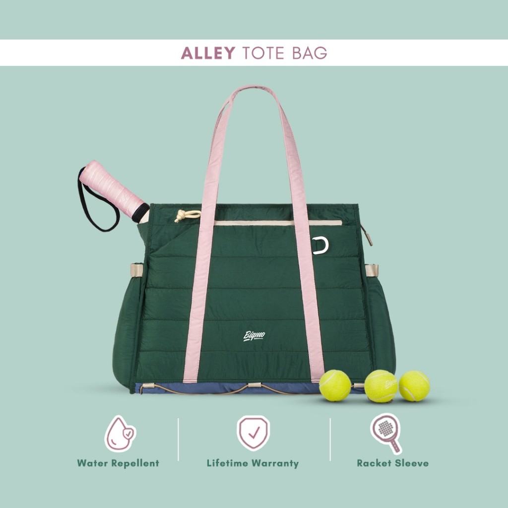 Bigmo Alley Totebag Clover Tas Tenis-Padel (Tas Olahraga) Water-Repellent