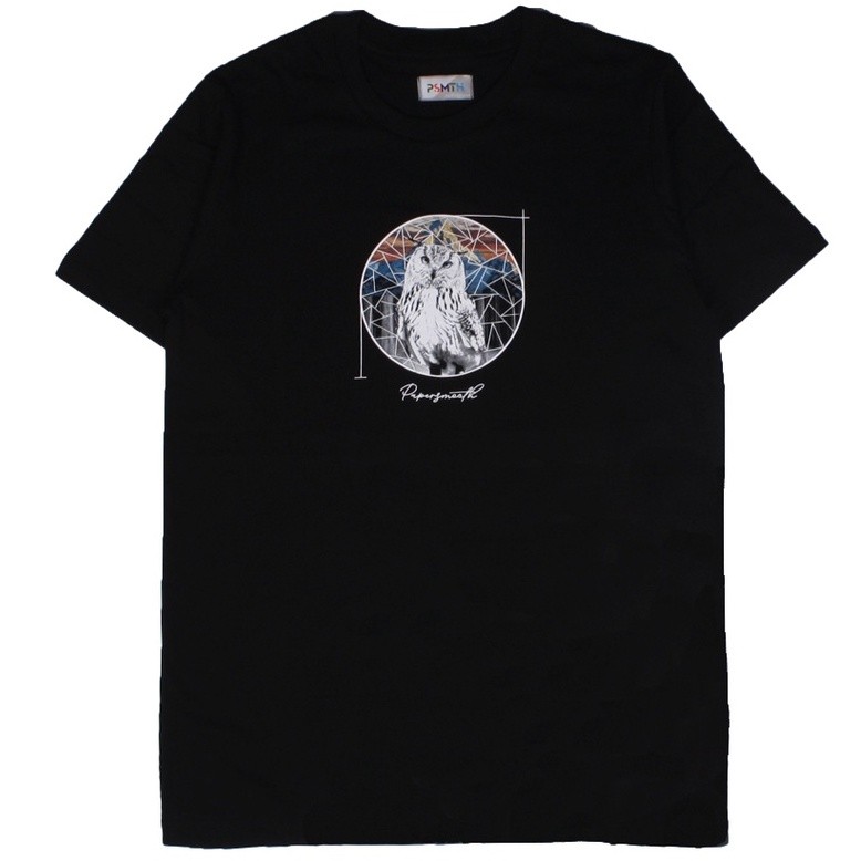 Kaos Pria Desain Grafis PAPERSMOOTH T-shirt Owl Think Kualitas Premium Harga Murah
