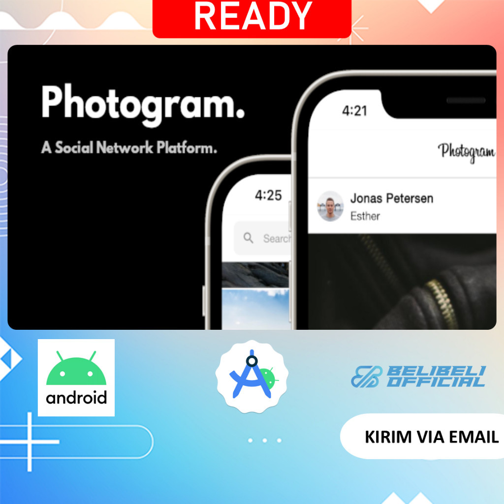 Source Code Android - Flutter - Photogram - A simple, fun & creative photo sharing social network