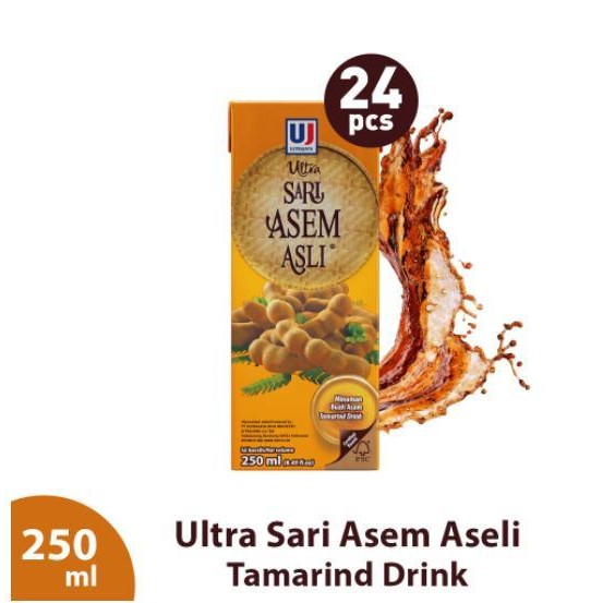 ULTRA SARI ASEM ASLI TAMARIND DRINK 250 ML 1 DUS = 24PCS
