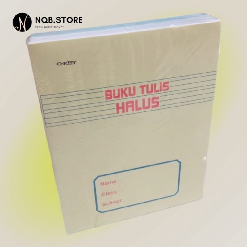 

NQB - SiDu Buku Tulis Halus Kasar Bergaris 38 Lembar Latin Harga Untuk 1 Buku 38L