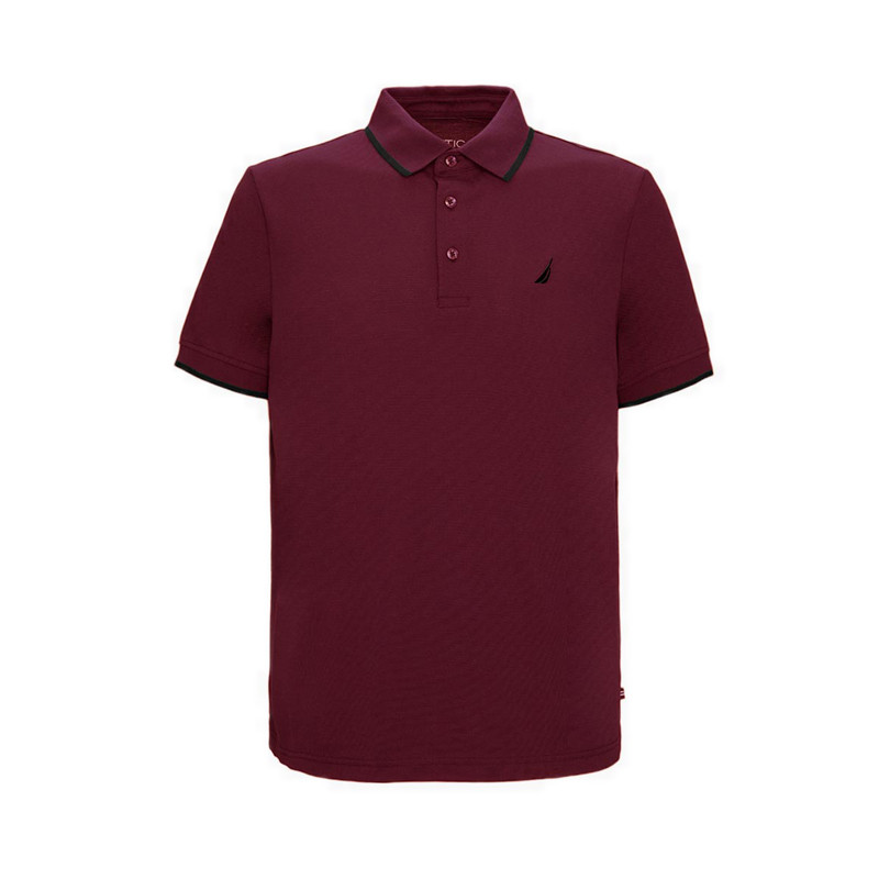 Nautica Men Polo Pique Yd - Maroon