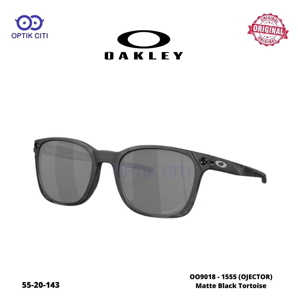 Kacamata Hitam Sunglass Pria Original Polarized Oakley Ojector OO9018 - Matte Black Tortoise (901815