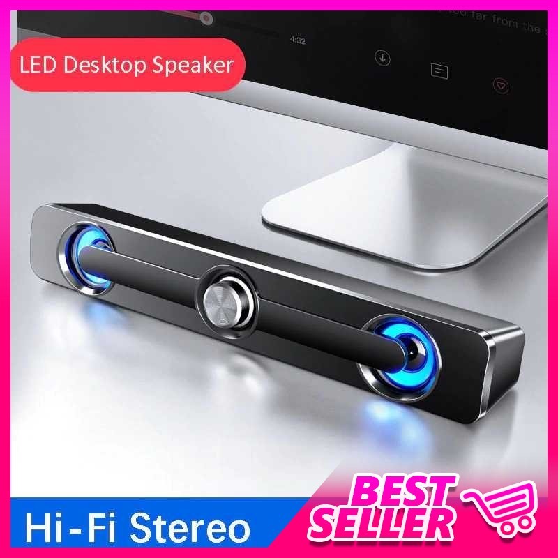 SADA Bluetooth 5.0 Soundbar Speaker Home Theater HiFi Stereo 3W - V-111