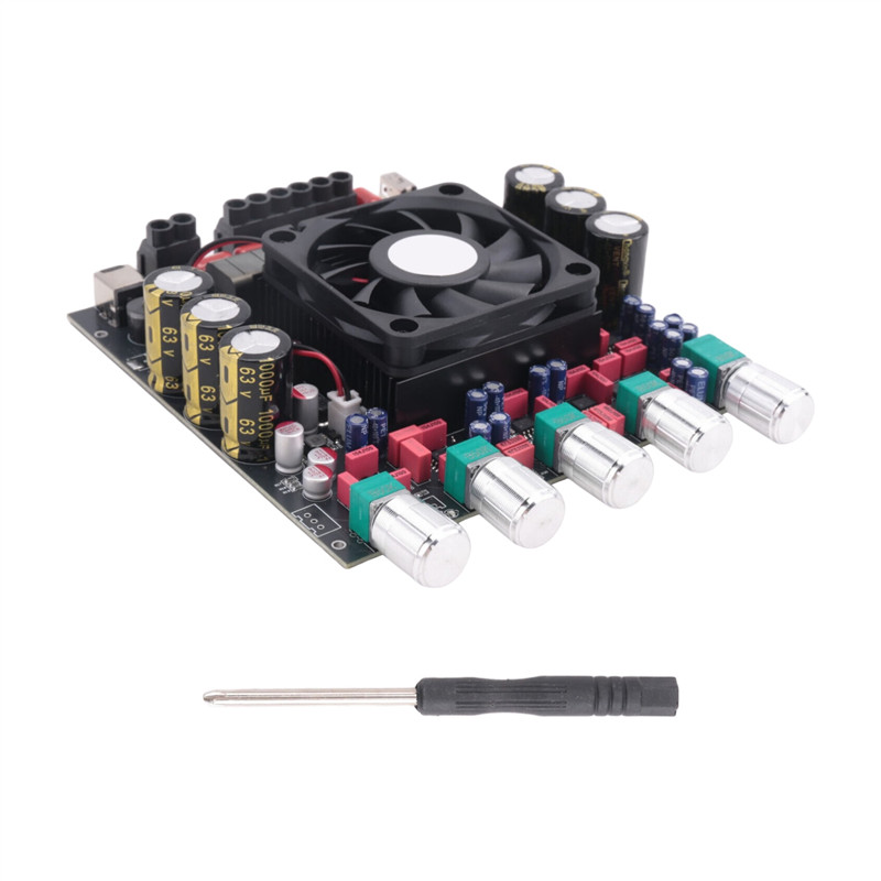 2.1 Channel Subwoofer 300Wx  2+ 600W Stereo Digital Amplifier Board Featuring Imported Tpa3255 Chip 