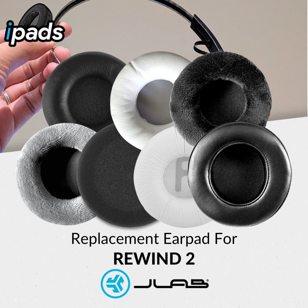 Earpad Earcup Cushion Jlab Rewind 2 Rewind-2 Rewind2  Busa Foam Premium