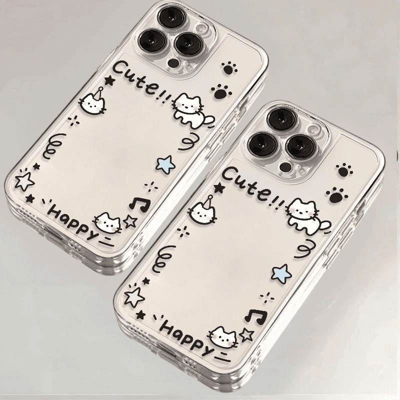 Transparent Tpu SILICONE Soft Case Kucing itu lucu Untuk infinix Note 12 2023 30 11 12G96 30 12VIP 1